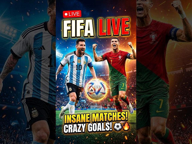🔴 FIFA LIVE 🔥 INSANE Football Matches! ⚽ Crazy Goals & Last-Minute Drama! 😱 #shorts