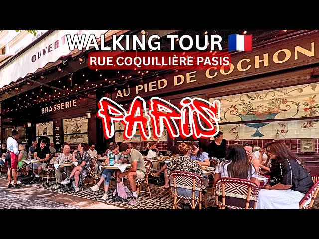 Rue Coquillière Paris France 4K Walking Tour | 2nd Arrondissement | 🇫🇷 Paris, France