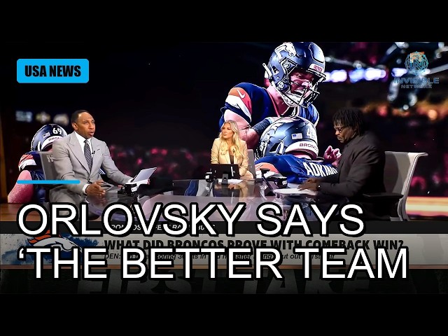 Orlovsky says ‘THE BETTER TEAM DIDN’T WIN’ Broncos-Rams 😱 | First Take
