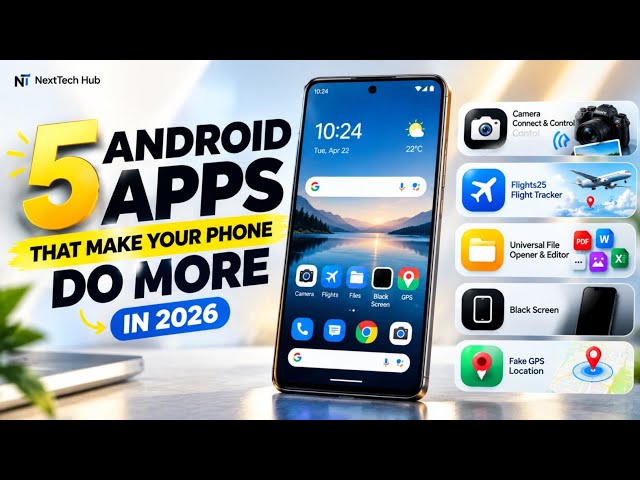 🔥 5 Android Apps That Make Your Phone Do More in 2026 🤯