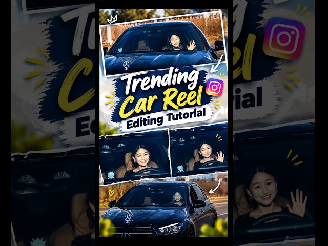Trending Ai Car Driving Video Editing Tutorial | Instagram Viral Car Driving Reels Editing Tutorial