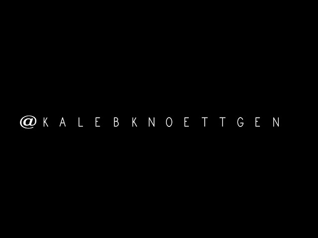 Kaleb Knoettgen Game Design Demo Reel 2019