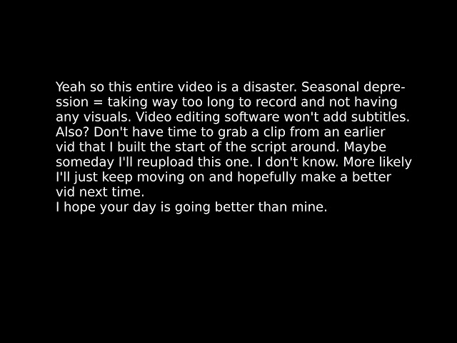 You'd think writing the story would be the hard part, but no.