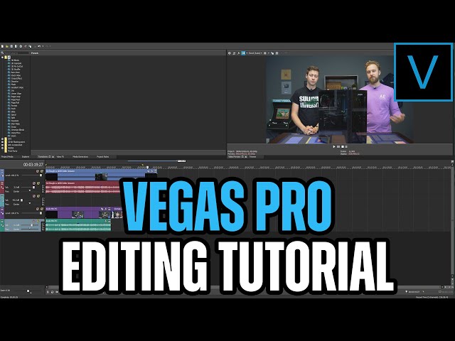 Sony Vegas Tutorial - Editing Basics 2020