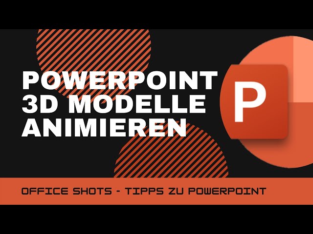 BRIEFLY EXPLAINED POWERPOINT Insert 3D models and animate with morph effect!