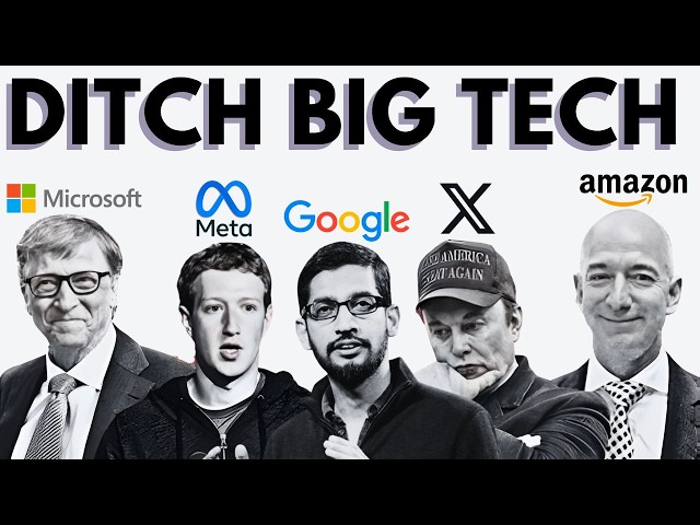 How to Leave Big Tech | The Ultimate Beginner’s Guide (Browsers, Cloud, Social Media & More!)
