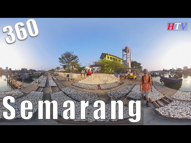 360VR Semarang,Java,Indonesia-Fishermen's Sunrise