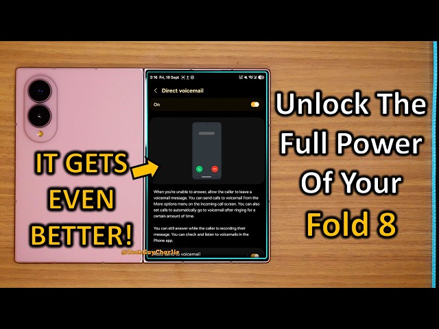 Make Full Use Of Your Fold 8 With These Incredible Tweaks 🔥✔️