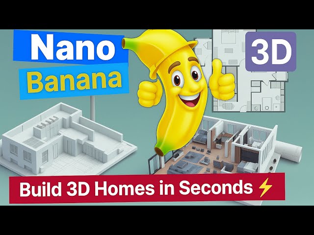 Turn Floor Plans Into 3D Homes Instantly | Nano Banana Tutorial