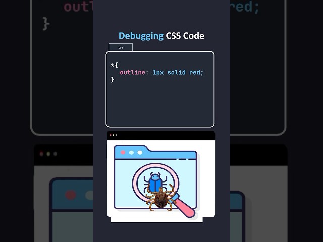 Debugging css code #shorts #css