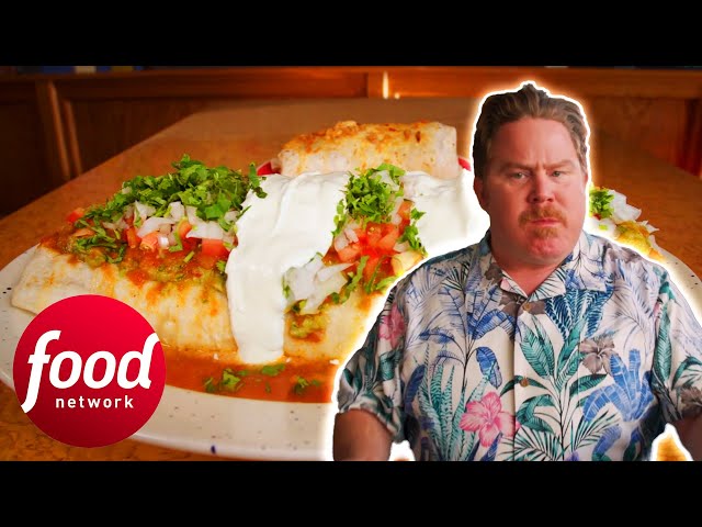 Casey Webb Takes On A Titanic-Sized 4lb Burrito! | Man V. Food