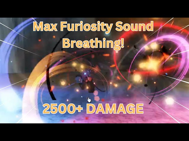Max Furiosity Sound Breathing Showcase[Project Slayers]