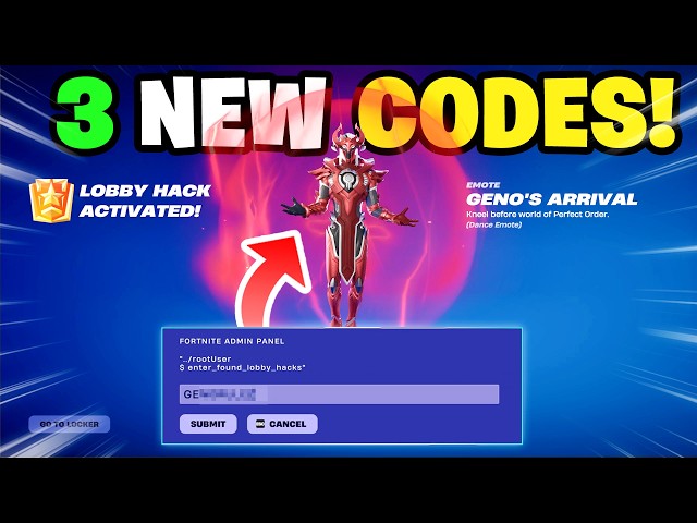 3 NEW *LOBBY HACK* Codes + FREE EMOTE!