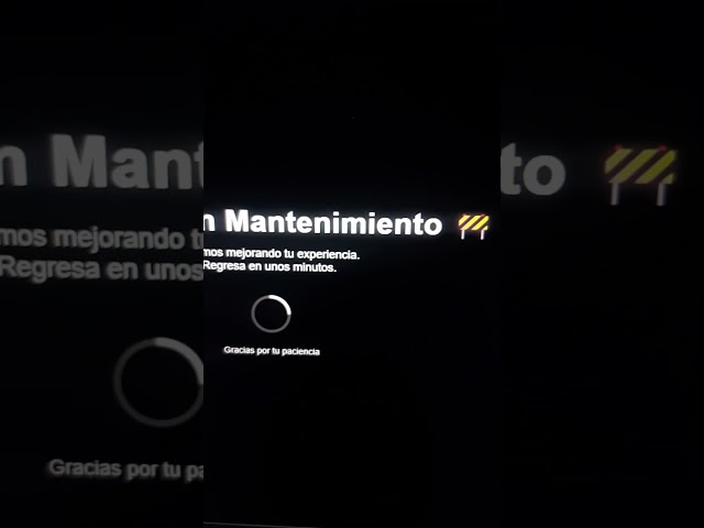 The page is currently undergoing maintenance.