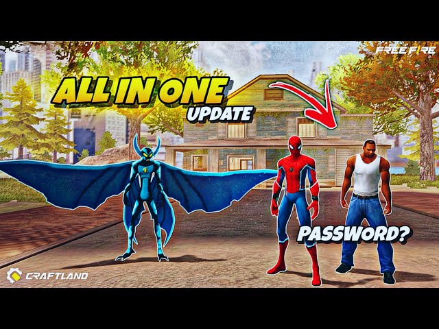 New Characters in Freefire Craftland | map by SacSo