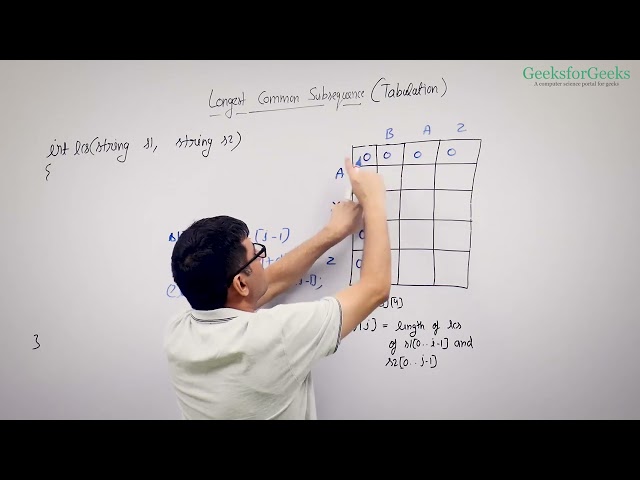 5 Longest Common Subsequence Part 2