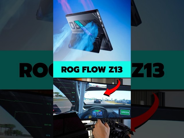 Sim Racing With a Laptop? EASY Task For The ROG Flow Z13