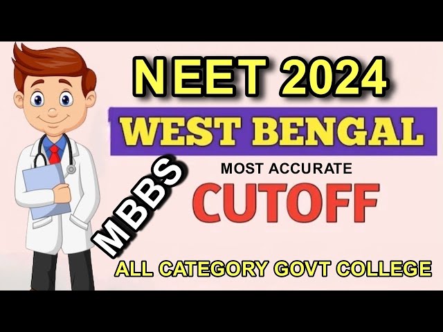 West Bengal Neet Cut off 2024|NEET 2024 CUTOFF WEST BENGAL|NEET 2024 Result #wbneetcutoff #neet2024
