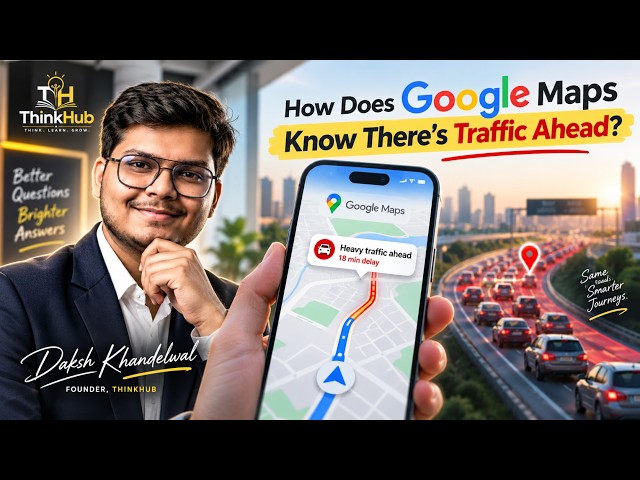 How Does Google Maps Know There’s Traffic Ahead ? 🚗📍