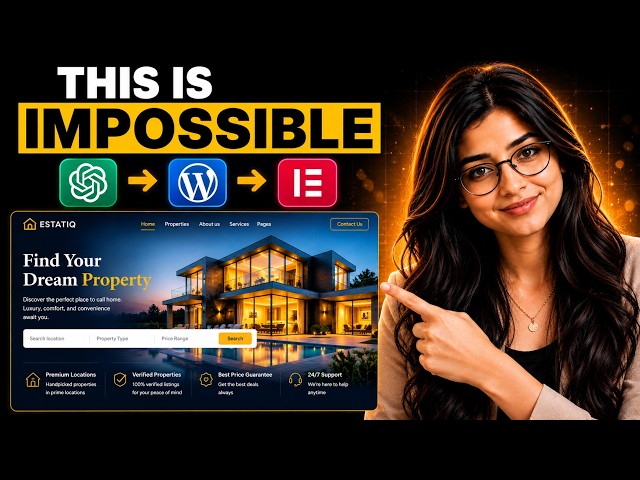 Build UNLIMITED Websites Using FREE ChatGPT | WordPress + Elementor | Fully  Editable