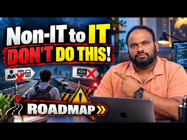 Non-IT to IT Career Roadmap 2026 🚀 Avoid These Mistakes & Start Your IT Journey! | Career Tech Talks
