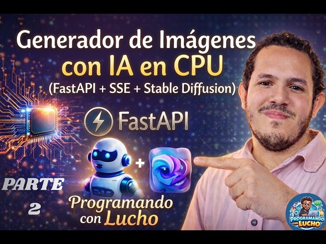 Construye un Generador de Imágenes con IA en CPU (FastAPI + SSE +Stable Diffusionl) PARTE 2