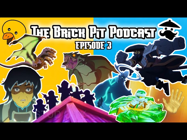 INSANE SDCC Ninjago News Debrief - The END of Dragon's Rising & DuskFall: The Brick Pit Podcast #3
