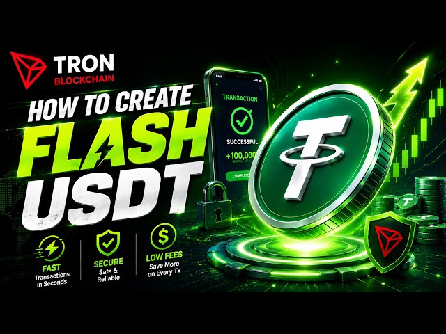 How To Create Flash USDT On Tron Blockchain :  Latest Tutorial On Flash USDT