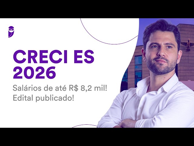 CRECI ES 2026 Competitive Exam - Salaries up to R$ 8.2 thousand - Official notice published!