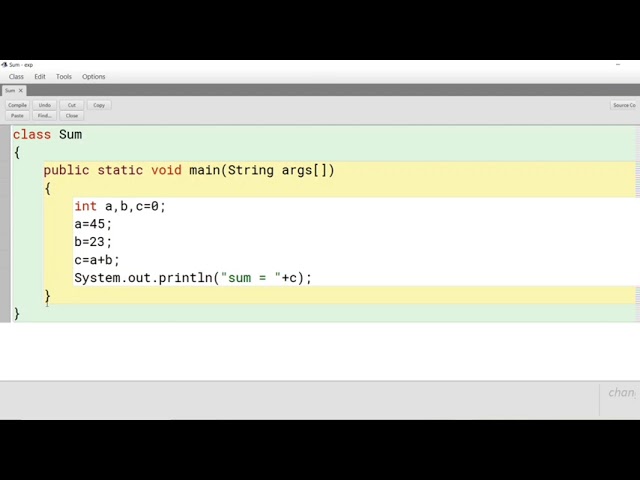 My first Java program using Blue-J part-1 (hindi)