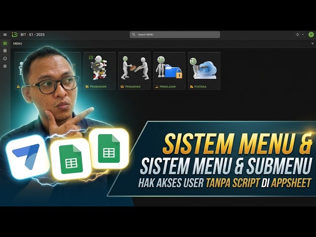 Cara Membuat Menu & Submenu di AppSheet Tanpa Coding! (Full Tutorial)