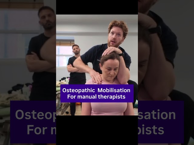 Learn Osteopathic Mobilisation Techniques #manualtherapy #physiotherapist