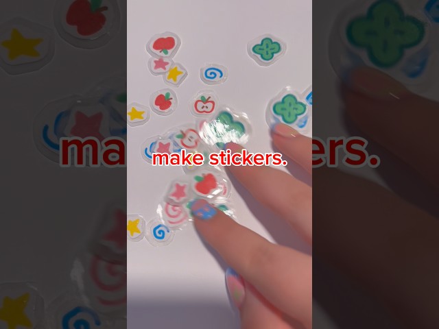 obviously this is a joke and making stickers won't actually cure depression #art #shorts #parako