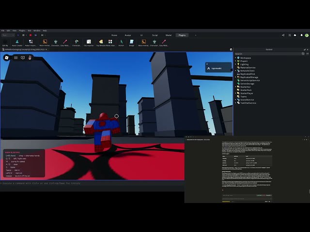 Can My Roblox AI App Create A Spiderman Game???
