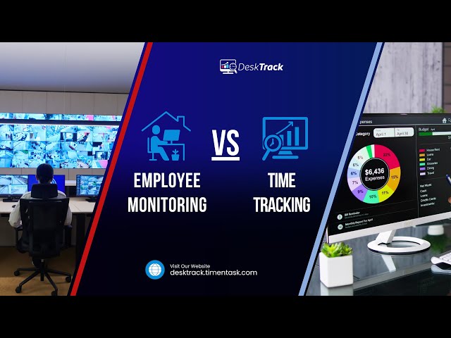 Employee Monitoring vs Time Tracking Software – What’s the Real Difference? DeskTrack