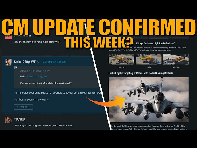 CM UPDATE CONFIRMED THIS WEEK or early NEXT ONE! UPDATE COMING VERY SOON! - War Thunder