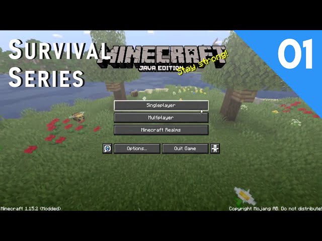 Minecraft: Survival Series #1 - Getting Started