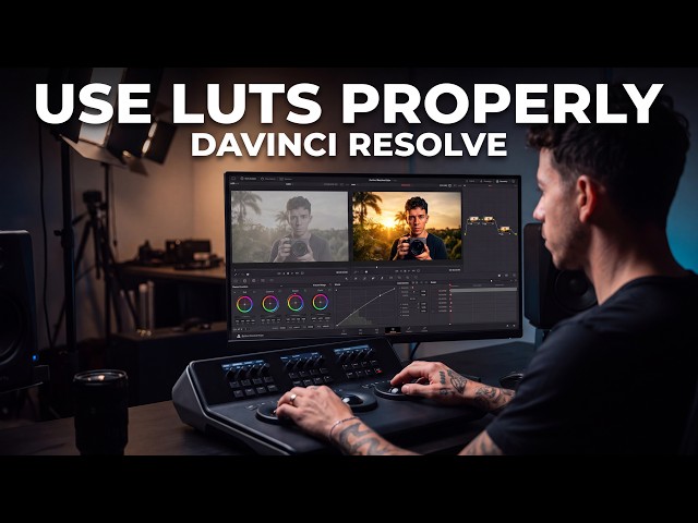 How to Properly Use LUTs in DaVinci Resolve