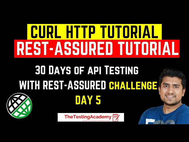 CURL HTTP Tutorial for Beginners | Rest Assured Tutorial | Day 5  | API Testing Tutorial