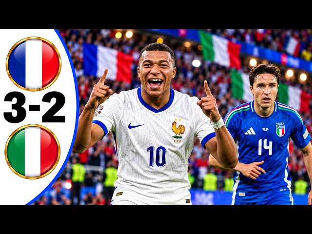 France vs Italy 3-2 - All Goals & Highlights - 2026