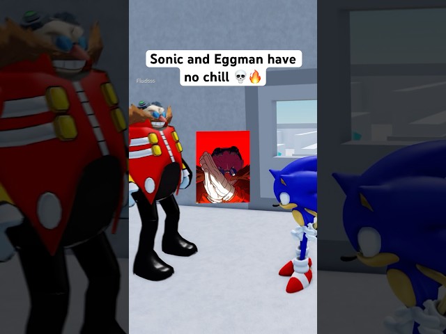 SONIC and EGGMAN HAVE ZERO CHILL 💀🔥 #roblox #micup #sonic
