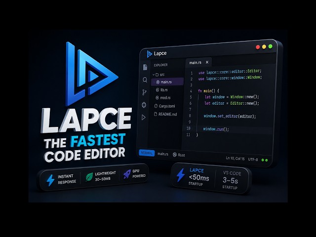 The Lightning-Fast Open-Source Code Editor Written in Rust | Lapce