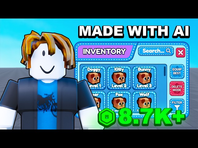How much Robux Can You Make Selling GUI made with AI?
