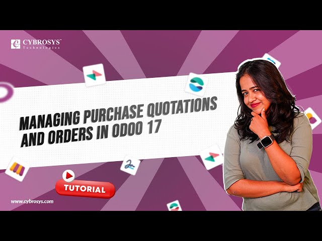 #1 How to Manage Purchase Quotations & Orders in Odoo 17 | Odoo 17 Request for Quotation (RFQ)