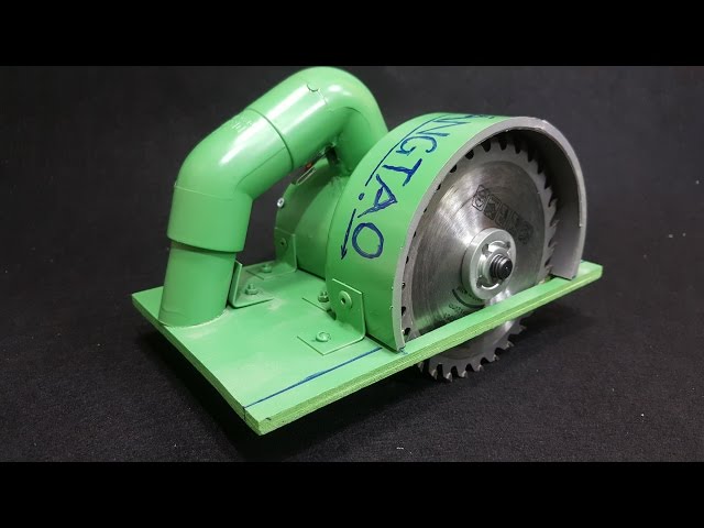 How to Make a Circular Saw Using 775 Motor and PVC Pipe