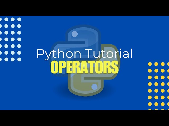 Python Tutorial in Hindi 🐍- Operators in Python