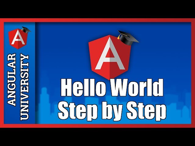 💥 Angular Tutorial For Beginners - Hello World  Step By Step - Build Your First App