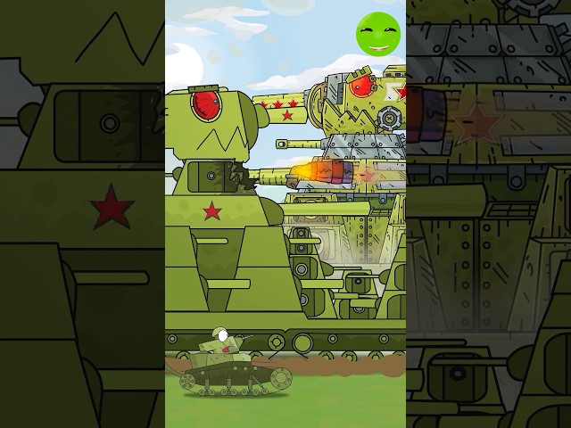 KV-44 2018 vs. KV-44 2026 #gerand #kv44 #cartoontanks #shorts