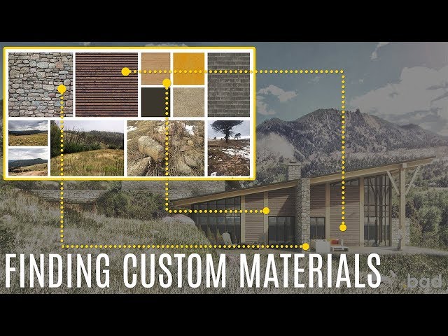 Revit Tutorial - Finding Custom Materials for Revit Renderings