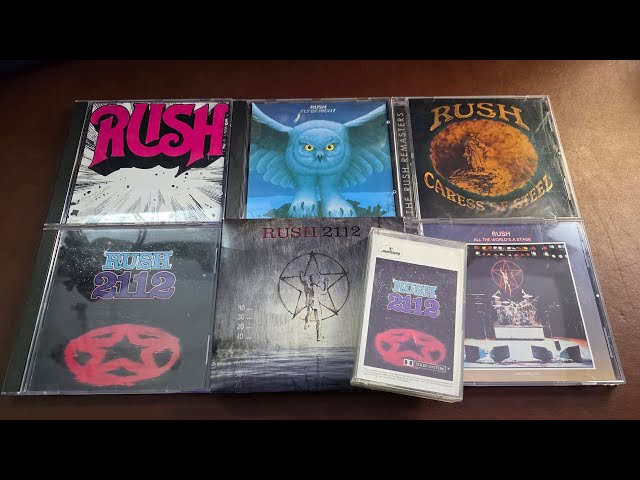 Rush Music Collection: CDs 1972 - 1976 #rush